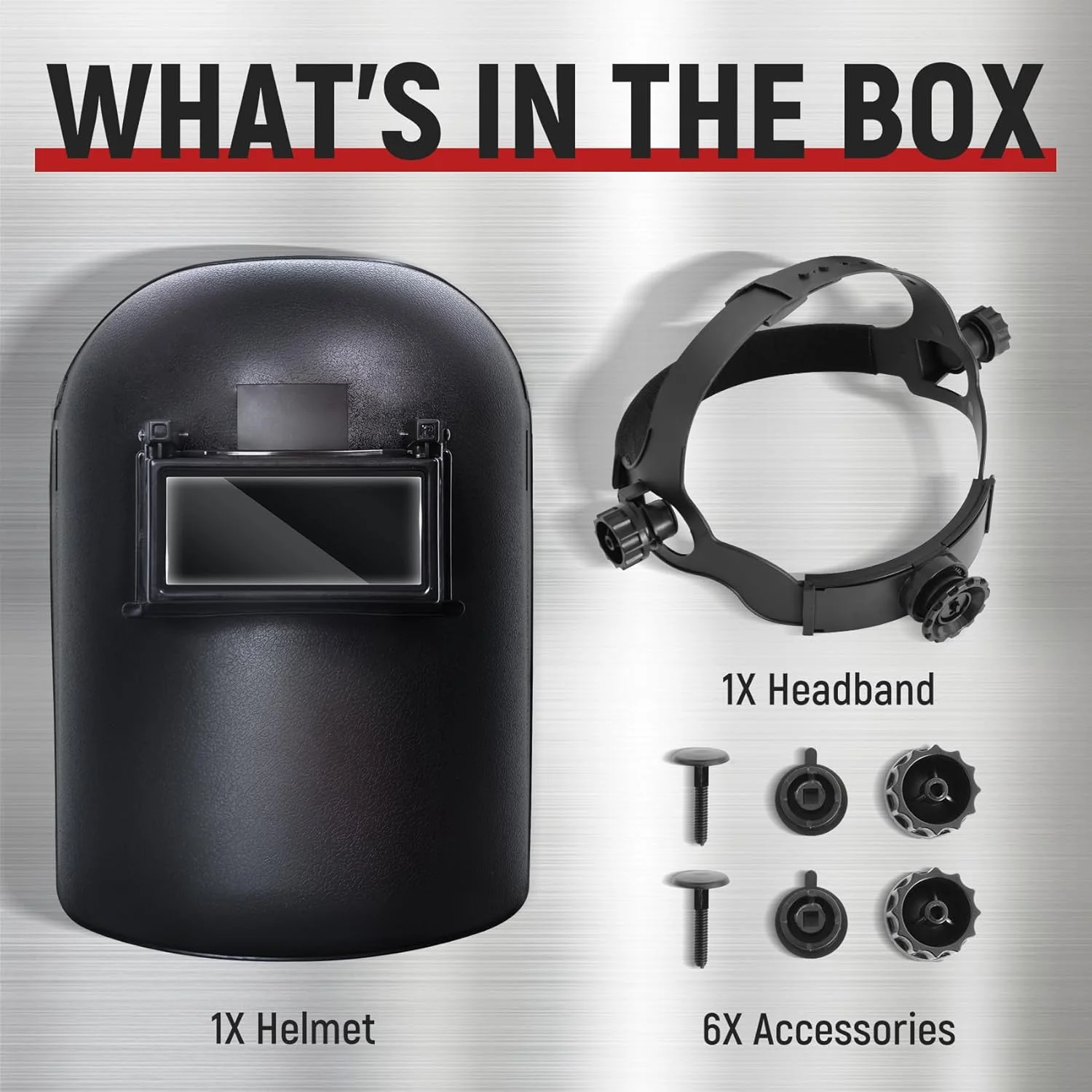 کلاه جوشکاری TOPDC با ابعاد 3.86"x1.61"، ماسک جوشکاری با قسمت جلویی متحرک و هدگیر قابل تنظیم، سایه 11