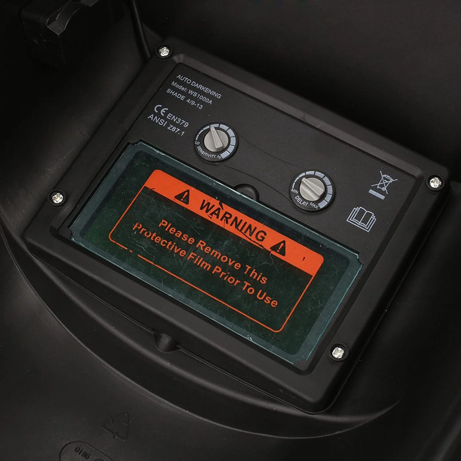 ماسک جوشکاری Depisuta، صفحه نمایش بزرگ تاریک شونده جوشکاری قابل تنظیم خورشیدی با پشتیبان خورشیدی برای MMG برای MIG برای TIG ماسک جوشکاری Depisuta، صفحه نمایش بزرگ تاریک شونده جوشکاری قابل تنظیم خورشیدی با پشتیبان خورشیدی برای MMG برای MIG برای TIG