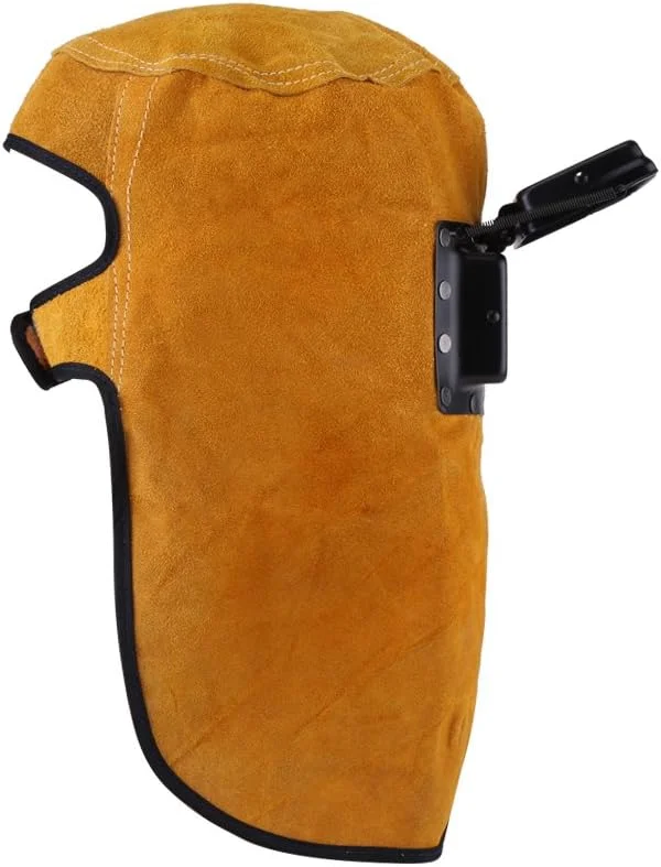 کلاه جوشکاری تیره شونده Eujgoov با لنز و ماسک جوشکاری چرمی برای کارگران جوشکاری