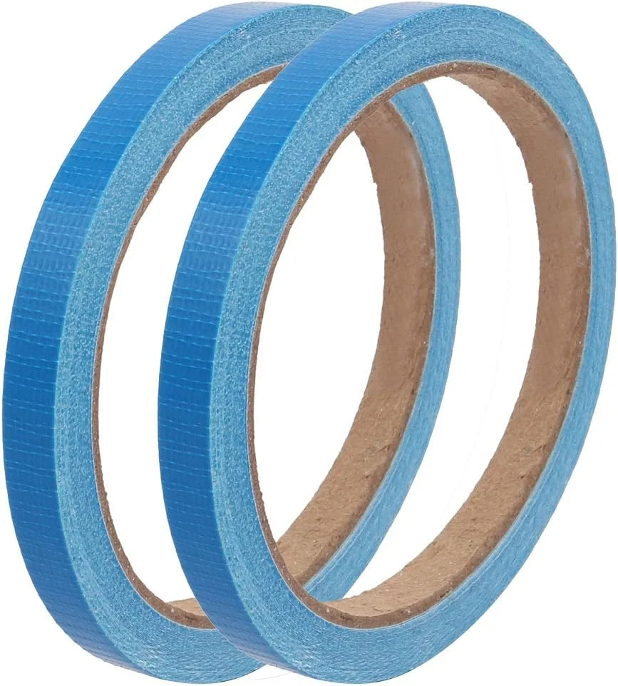 Aexit 2 عدد نوار فرش ایمنی یک طرفه آبی رنگ (تجهیزات الکتریکی) 0.3 اینچ x 11 یارد