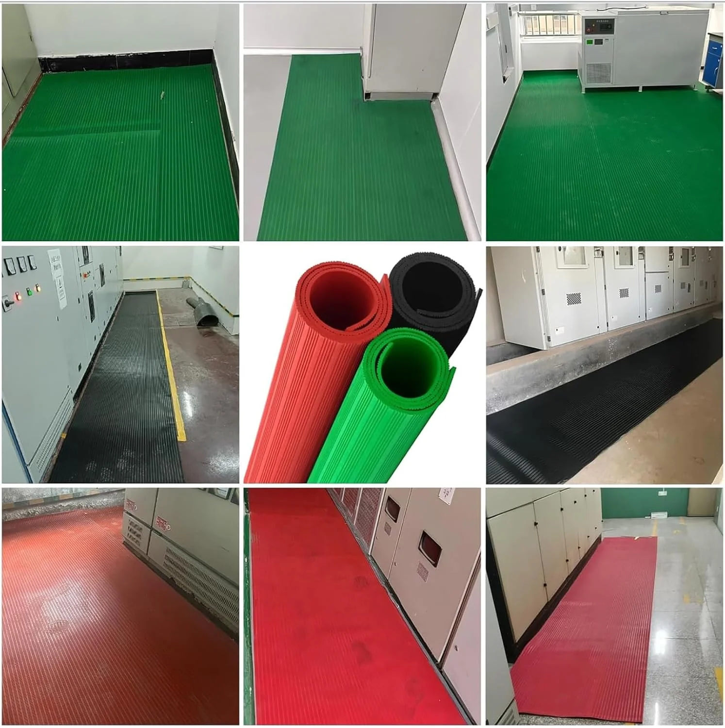 زیرانداز ایمنی عایق قابل تنظیم، زیرانداز لاستیکی عایق و پد دی الکتریک برای اتاق توزیع/نیروگاه ها، تجهیزات ایمنی الکتریکی (سبز) (0.3 سانتی متر) زیرانداز ایمنی عایق قابل تنظیم، زیرانداز لاستیکی عایق و پد دی الکتریک برای اتاق توزیع/نیروگاه ها، تجهیزات ایمنی الکتریکی (سبز) (0.3 سانتی متر)