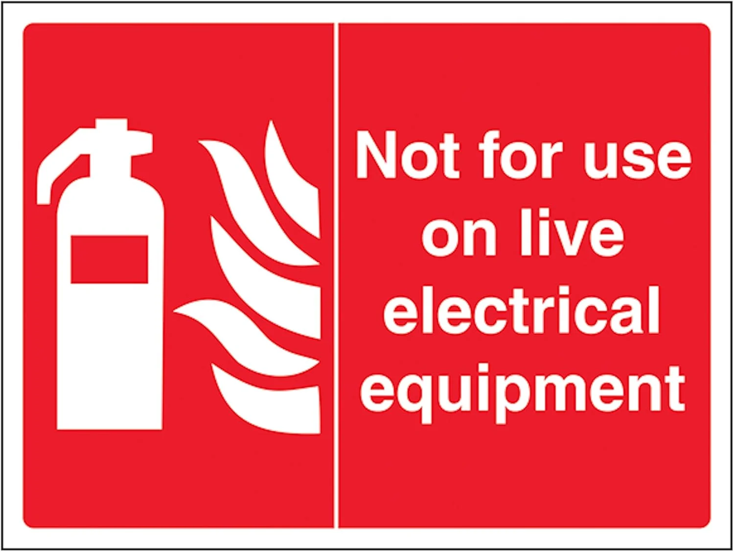 تابلو ایمنی احتیاط عدم استفاده بر روی تجهیزات الکتریکی زنده - افقی 200 x 150 میلی متر - تابلو ایمنی کامپوزیت آلومینیوم برس خورده 3 میلی متری تابلو ایمنی احتیاط عدم استفاده بر روی تجهیزات الکتریکی زنده - افقی 200 x 150 میلی متر - تابلو ایمنی کامپوزیت آلومینیوم برس خورده 3 میلی متری