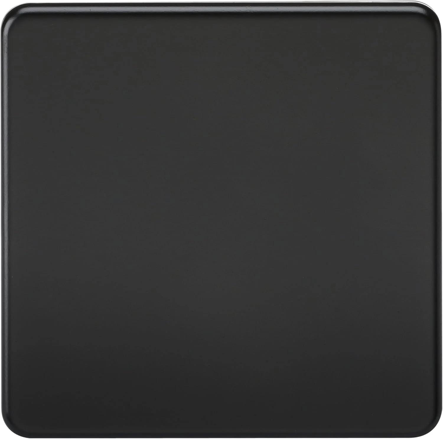صفحه پوشاننده تک خانه بدون پیچ Knightsbridge SF8350MB، مشکی مات