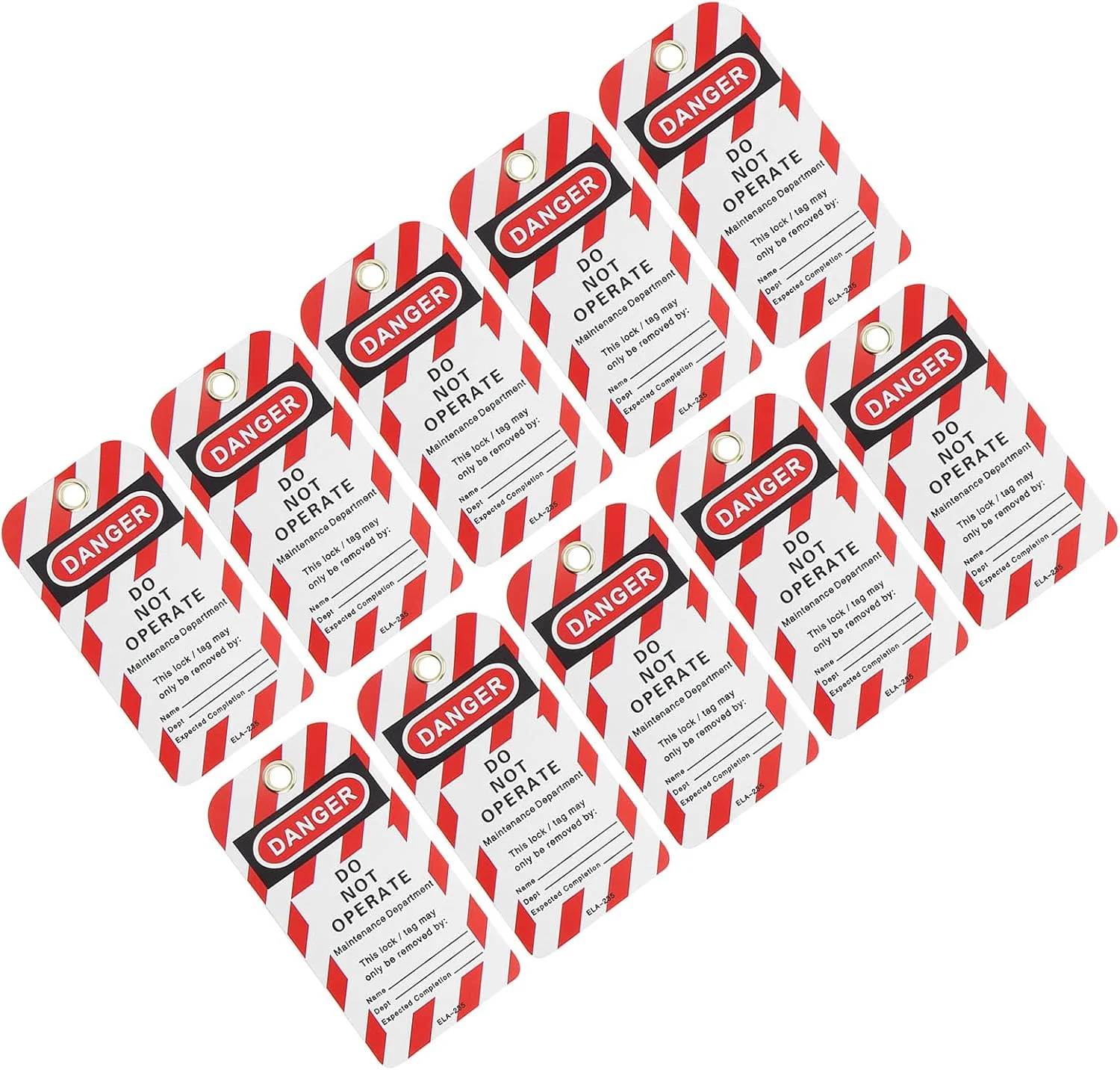 برچسب ایمنی فوکتی، برچسب قفل، خطر، عدم بهره برداری، هشدار ایمنی، برچسب PVC جلو و عقب برای تجهیزات صنعتی، مواد شیمیایی، نیروی برق و با عایق