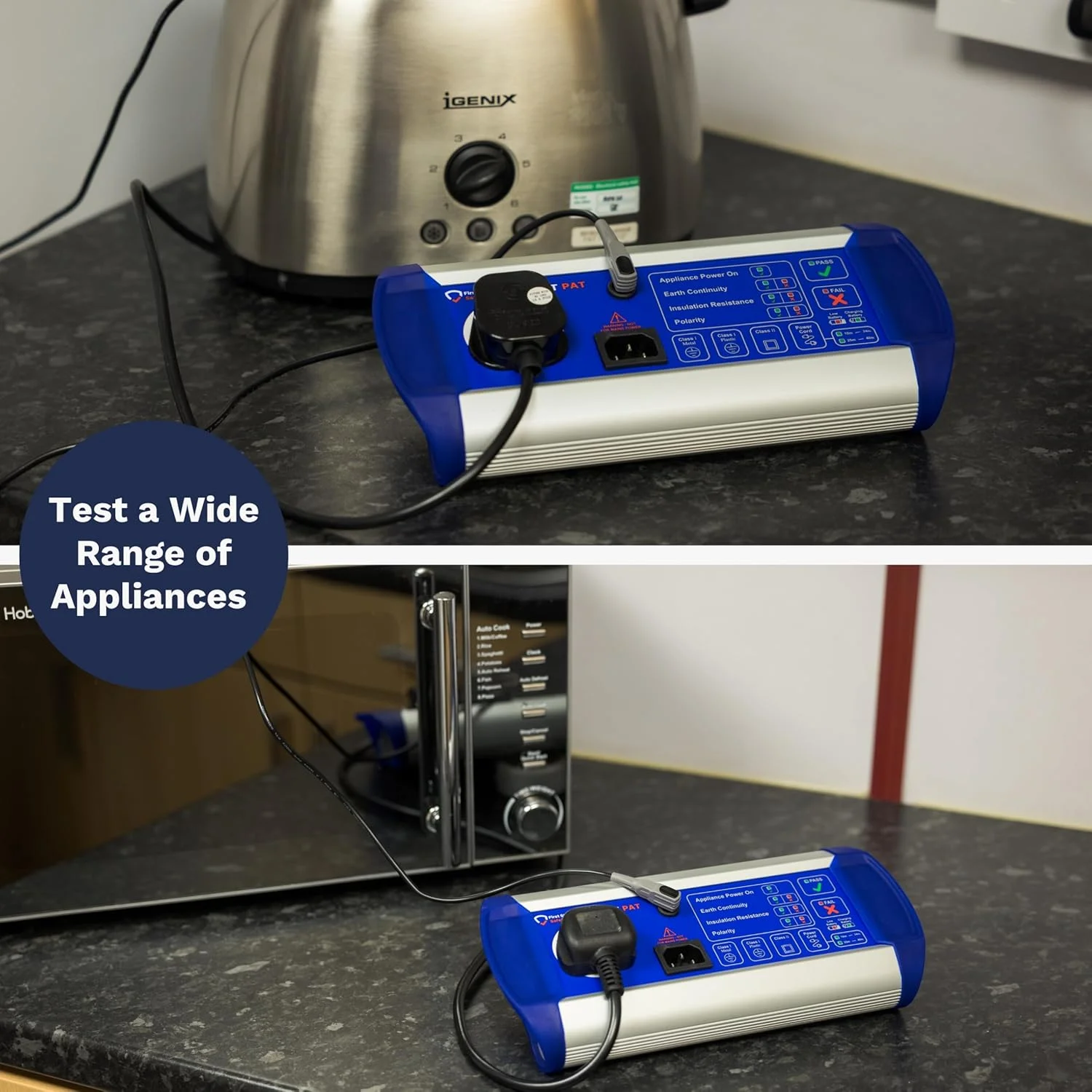 تستر لوازم قابل حمل باتری خور فرست استاپ سیفتی BattPAT + برچسب و دفترچه رایگان تستر لوازم قابل حمل باتری خور فرست استاپ سیفتی BattPAT + برچسب و دفترچه رایگان