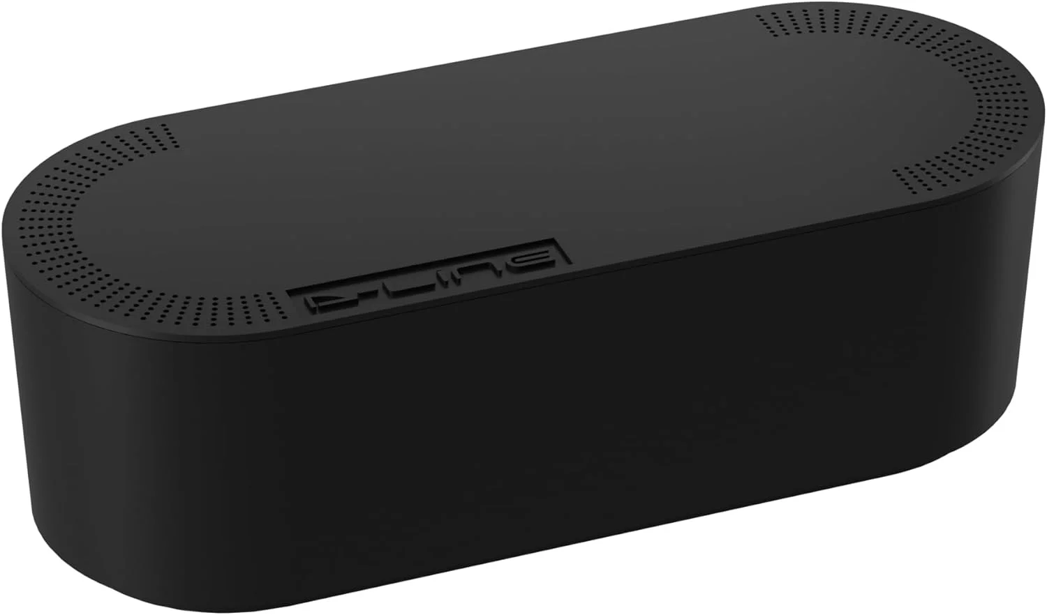 جعبه نظم دهنده کابل D-Line برای پنهان کردن و مخفی کردن چندراهی برق و کابل های برق، راه حل مدیریت کابل ایمن، ساخته شده از مواد ABS مقاوم و ایمن از نظر الکتریکی - بزرگ، مشکی