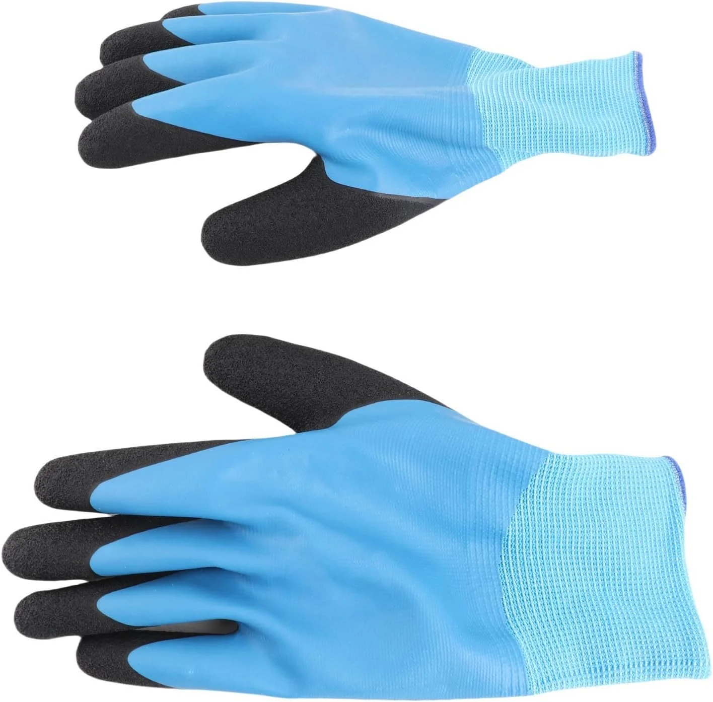 دستکش های عایق الکتریکی - ولتاژ بالا 400 ولت، ضد لغزش و مقاوم در برابر شعله، دستکش های ایمنی کار لاستیکی (4 جفت)