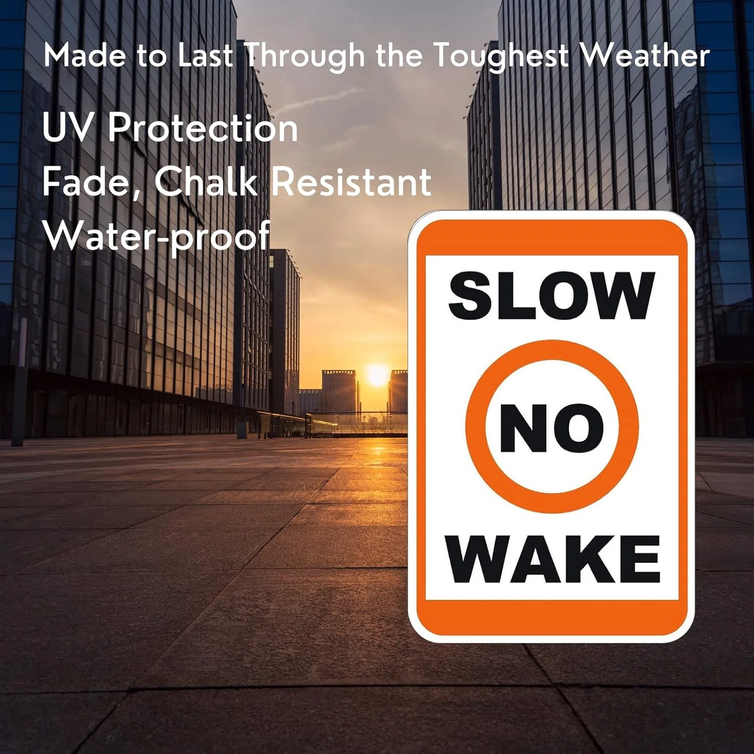 تابلو احتیاط 30 در 45 سانتی‌متر - سرعت کم - شبرنگ مهندسی 3M - مناسب برای کسب و کار/امنیتی - تابلوی واقعی