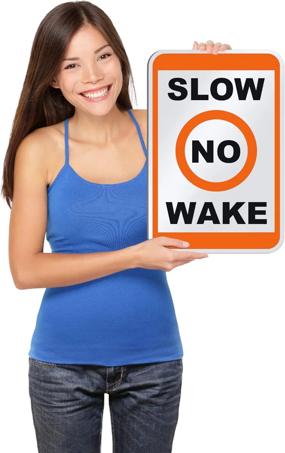 تابلو احتیاط 30 در 45 سانتی‌متر - سرعت کم - شبرنگ مهندسی 3M - مناسب برای کسب و کار/امنیتی - تابلوی واقعی