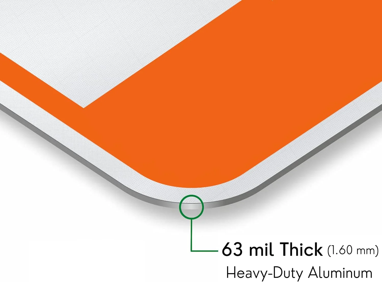 تابلو احتیاط 30 در 45 سانتی‌متر - سرعت کم - شبرنگ مهندسی 3M - مناسب برای کسب و کار/امنیتی - تابلوی واقعی