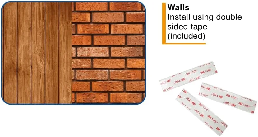 تابلو اعلانات جی - "ایمنی کار با خیال راحت" - تابلوی فکر OSHA - اکریلیک - زیرلایه PRT - نصب نواری