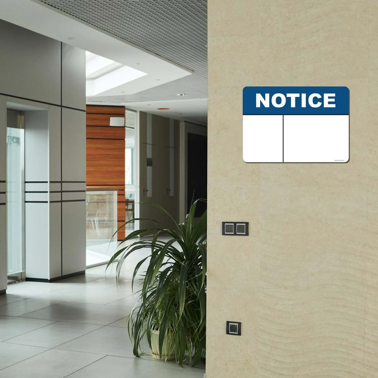 تابلو اعلانات جی - "ایمنی کار با خیال راحت" - تابلوی فکر OSHA - اکریلیک - زیرلایه PRT - نصب نواری