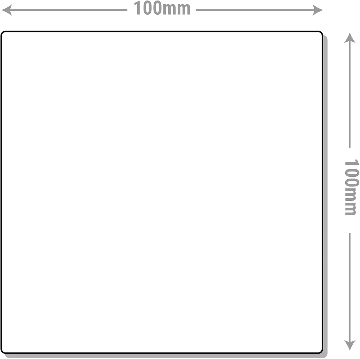 برچسب ایمنی گاز تحت فشار V، سایز 100x100 میلی متر - وینیل خود چسب - طرح آلومینیومی