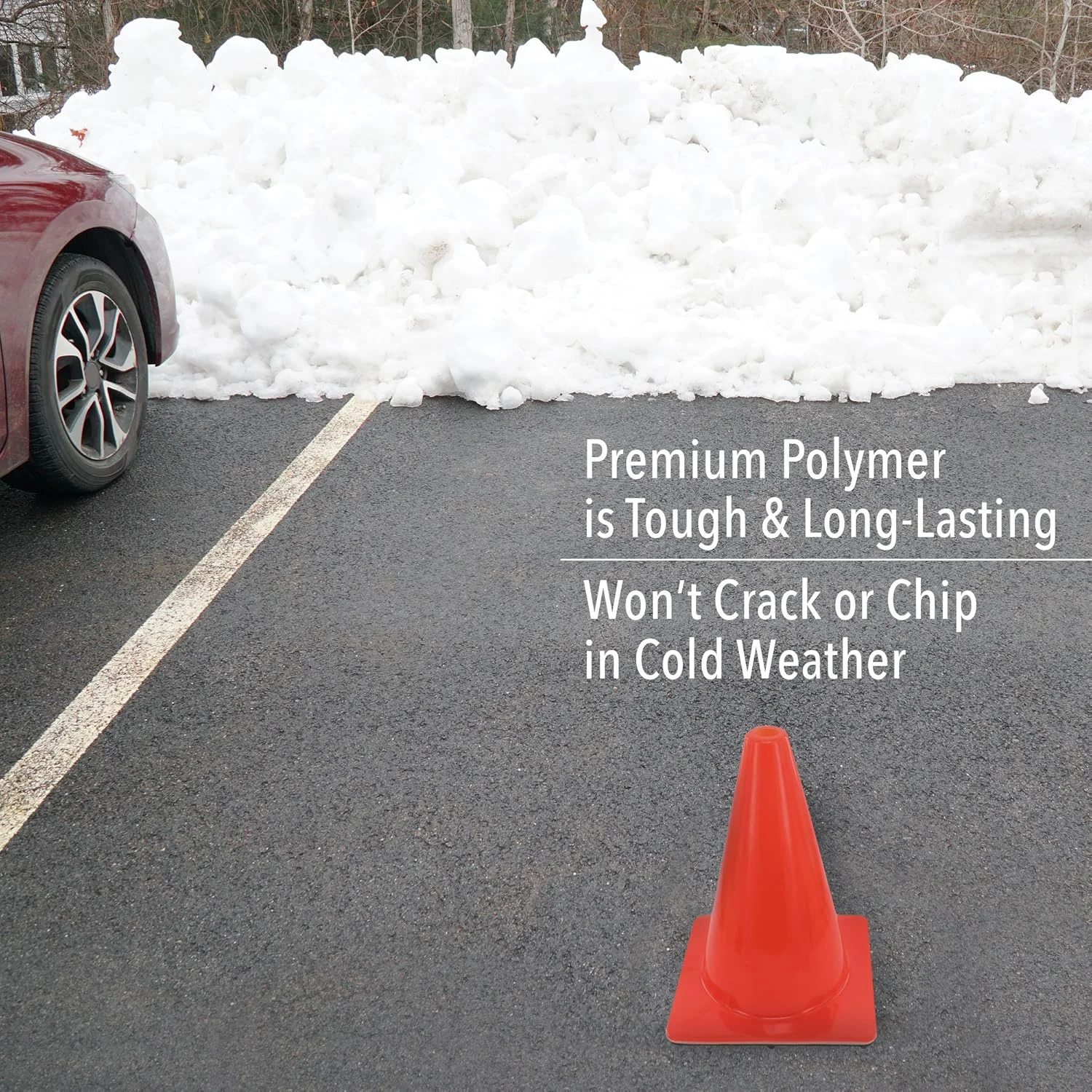 مخروط ترافیکی نارنجی 30 سانتی متری هانیول (RWS-50010)