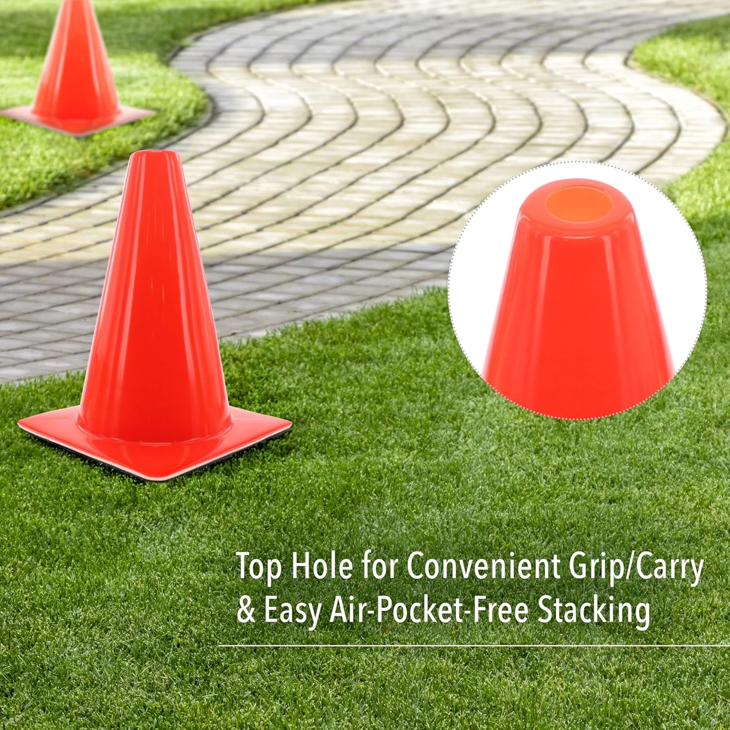 مخروط ترافیکی نارنجی 30 سانتی متری هانیول (RWS-50010)