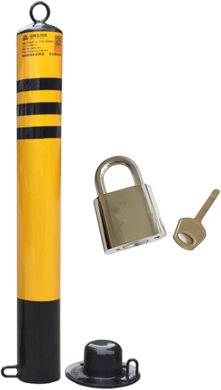 مخروط ایمنی ترافیکی، مانع مخروطی، جداکننده انعطاف پذیر، پست گرد با پایه و قفل، مخروط های جاده ای قابل جابجایی، استنشن خیابانی برای سایت های ساختمانی/پارکینگ ها/پیاده روها، بسته 2 عددی - ارتفاع 60 سانتی متر