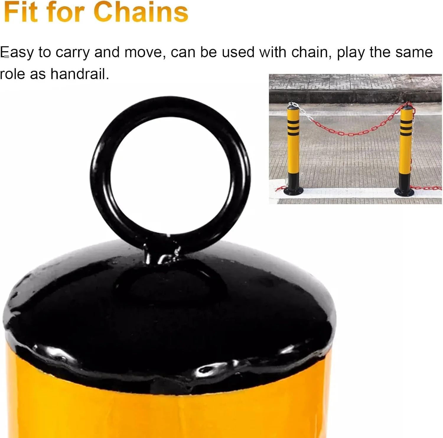 مخروط ایمنی ترافیکی، مانع مخروطی، جداکننده انعطاف پذیر، پست گرد با پایه و قفل، مخروط های جاده ای قابل جابجایی، استنشن خیابانی برای سایت های ساختمانی/پارکینگ ها/پیاده روها، بسته 2 عددی - ارتفاع 60 سانتی متر