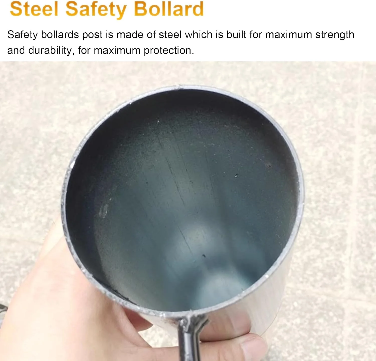 مخروط ایمنی ترافیکی، مانع مخروطی، جداکننده انعطاف پذیر، پست گرد با پایه و قفل، مخروط های جاده ای قابل جابجایی، استنشن خیابانی برای سایت های ساختمانی/پارکینگ ها/پیاده روها، بسته 2 عددی - ارتفاع 60 سانتی متر