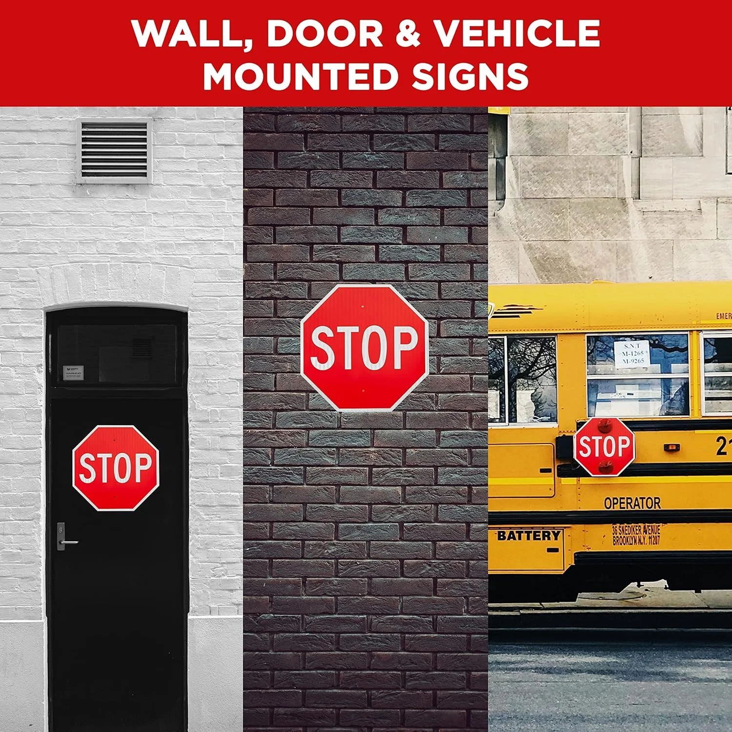 تابلو ایست OLANZU سایز 60x60 سانتی متر - تابلوی ترافیکی فلزی آلومینیومی درجه مهندسی با پوشش UV - تابلوی خیابانی لانه زنبوری بسیار بازتابنده - مقاوم در برابر زنگ زدگی و شرایط آب و هوایی برای کنترل ترافیک و ایمنی