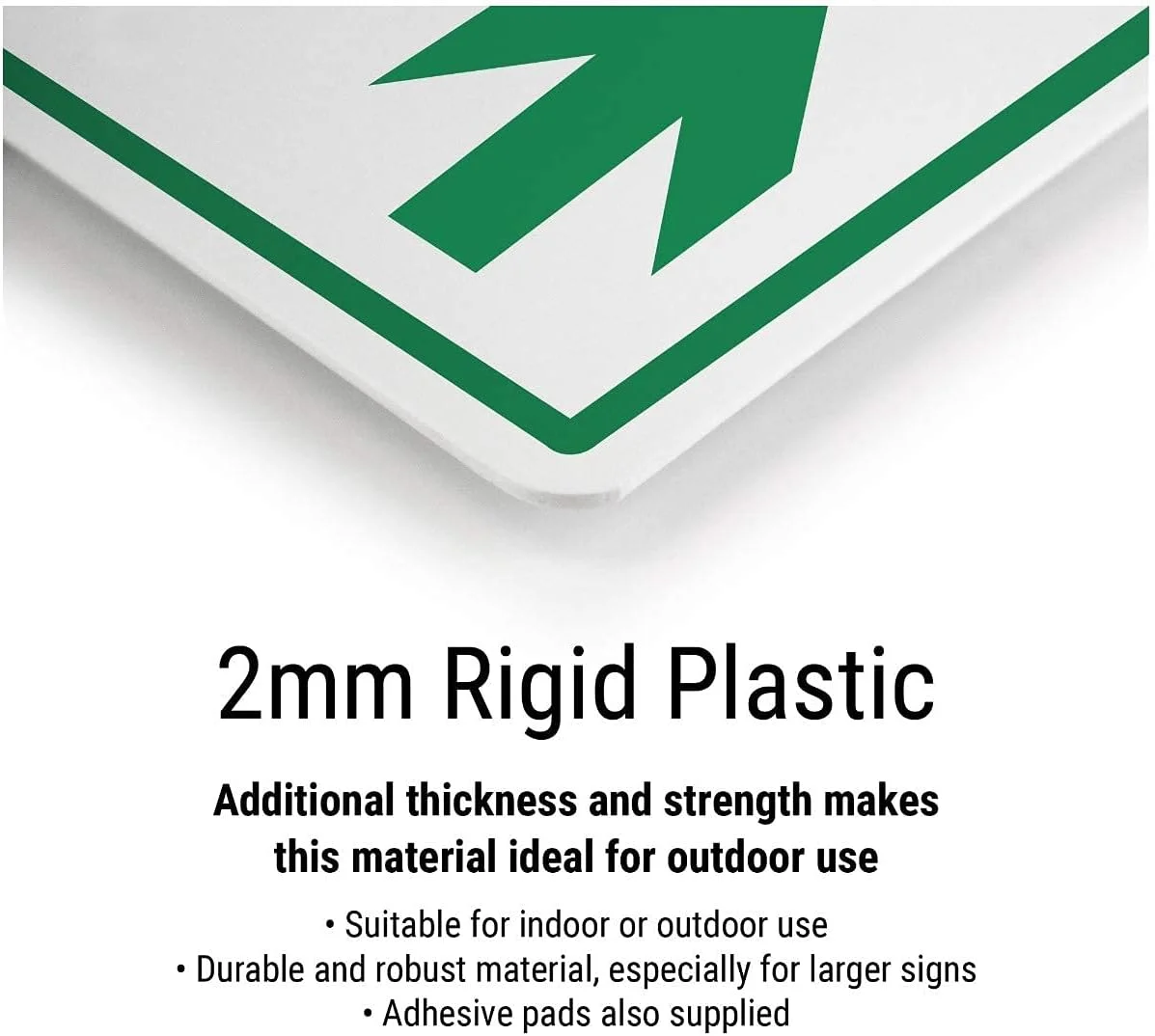 تابلو ایمنی محل کار V Safety CV192BR-R2 - علائم ایمنی سایت کووید-19 - اگر علائمی دارید 600mm x 450mm - پلاستیک سخت 2mm