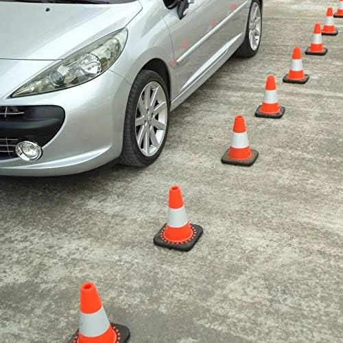 مخروط ترافیکی ایمنی انعطاف پذیر SNS SAFETY LTD مدل TC-30Fx4 ارتفاع 30 سانتی متر (بسته 4 عددی)