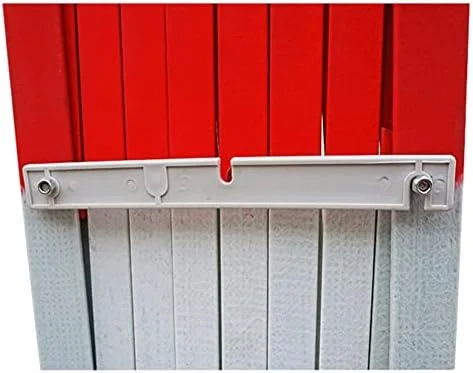 حاجز فلزی منبسط شونده صنعتی | حصار ترافیکی فولادی | هدایت ترافیک کنترل جمعیت برای بیمارستان ها، گاراژها، مناطق کاری (رنگ: قرمز، اندازه: 1x3 متر)