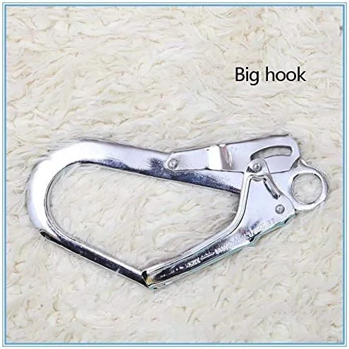 کیت کمربند ایمنی DJGwsxu، کمربند ایمنی ضد سقوط، کمربند ایمنی محافظت در برابر سقوط از ارتفاع، کمربند ایمنی محافظ کمر، کمربند قابل تنظیم با قلاب جاذب ضربه، A(A)