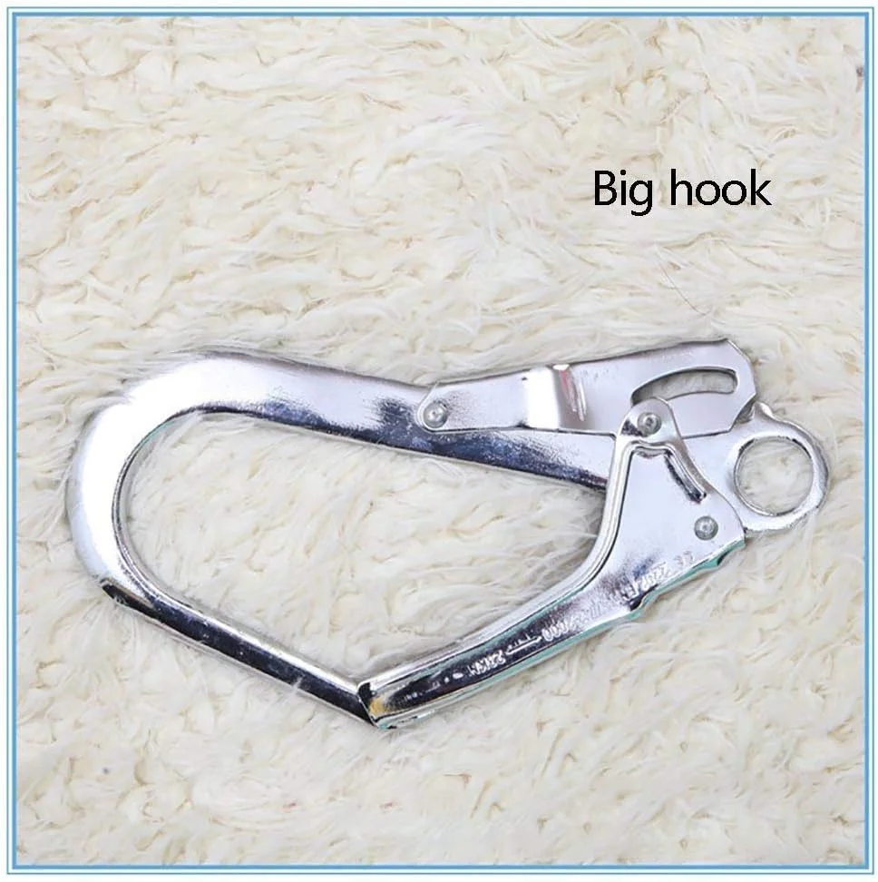 کیت مهار ایمنی سقوط صنعتی PURRL، کمربند ایمنی با طناب شوک گیر قابل تنظیم، مهار ساختمانی، برای کارگران ساختمانی و نصاب شیروانی، سایز یونیورسال