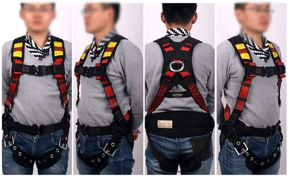 هارنس ایمنی تمام بدن، تجهیزات حفاظت فردی، مجموعه کمربند ایمنی، کوهنوردی، نجات آتش نشانی، بار کاری: 22KN