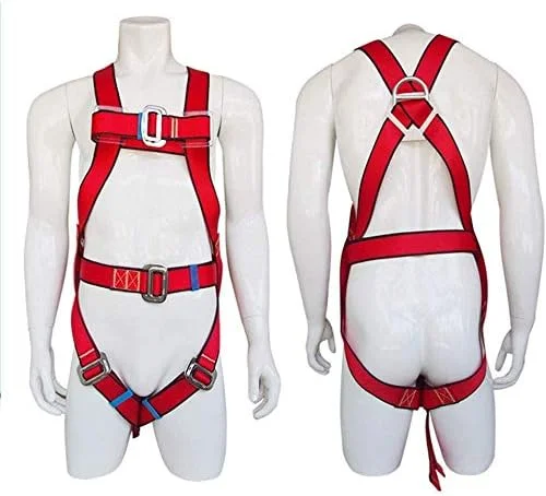 هارنس ایمنی مقاوم در برابر سایش، مقاوم در برابر اسید و باز، تجهیزات ایمنی حرفه ای ورزشی برای محافظت در برابر سقوط، کمربند ایمنی برای صخره نوردی و بقا