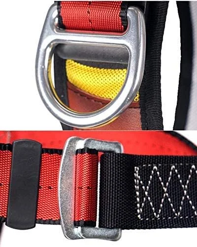 هارنس ایمنی تمام بدن، تجهیزات حفاظت فردی، مجموعه کمربند ایمنی، کوهنوردی، نجات آتش نشانی، بار کاری: 22KN