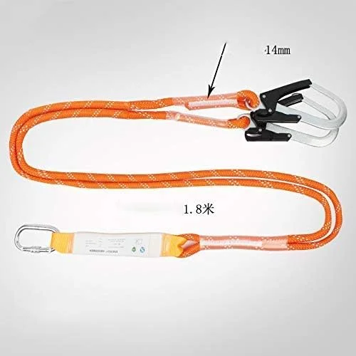 هارنس ایمنی کمربند ایمنی کار در ارتفاع پنج نقطه ای، طناب ایمنی محافظت در برابر سقوط تمام بدن، بیمه برقکار، ساخت و ساز در فضای باز LEOWE