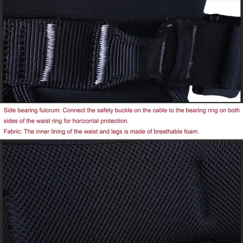 هارنس صخره نوردی کمربند ایمنی برای فعالیت های ماجراجویانه در فضای باز، عملیات نجات و غارنوردی