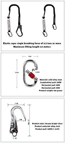 هارنس ایمنی MYIME، هارنس محافظت در برابر سقوط ممتاز، هارنس تمام بدن، کمربند ایمنی محافظت در برابر سقوط جهانی، برای فضای باز، داربست، سقف کاری LEOWE