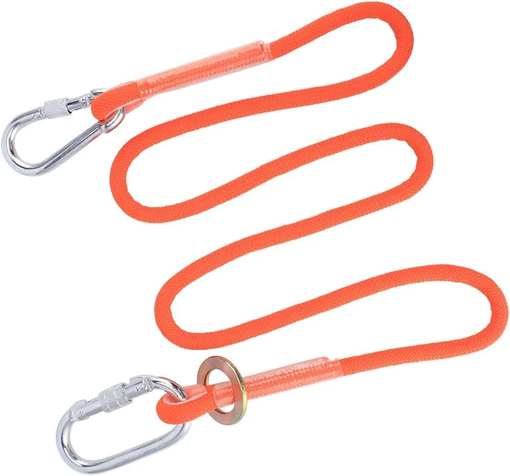 هارنس ایمنی سقوط 1.6 متری با سگک کوچک، کمربند ایمنی کار در ارتفاع با طناب و بند برای ساخت و ساز در فضای باز