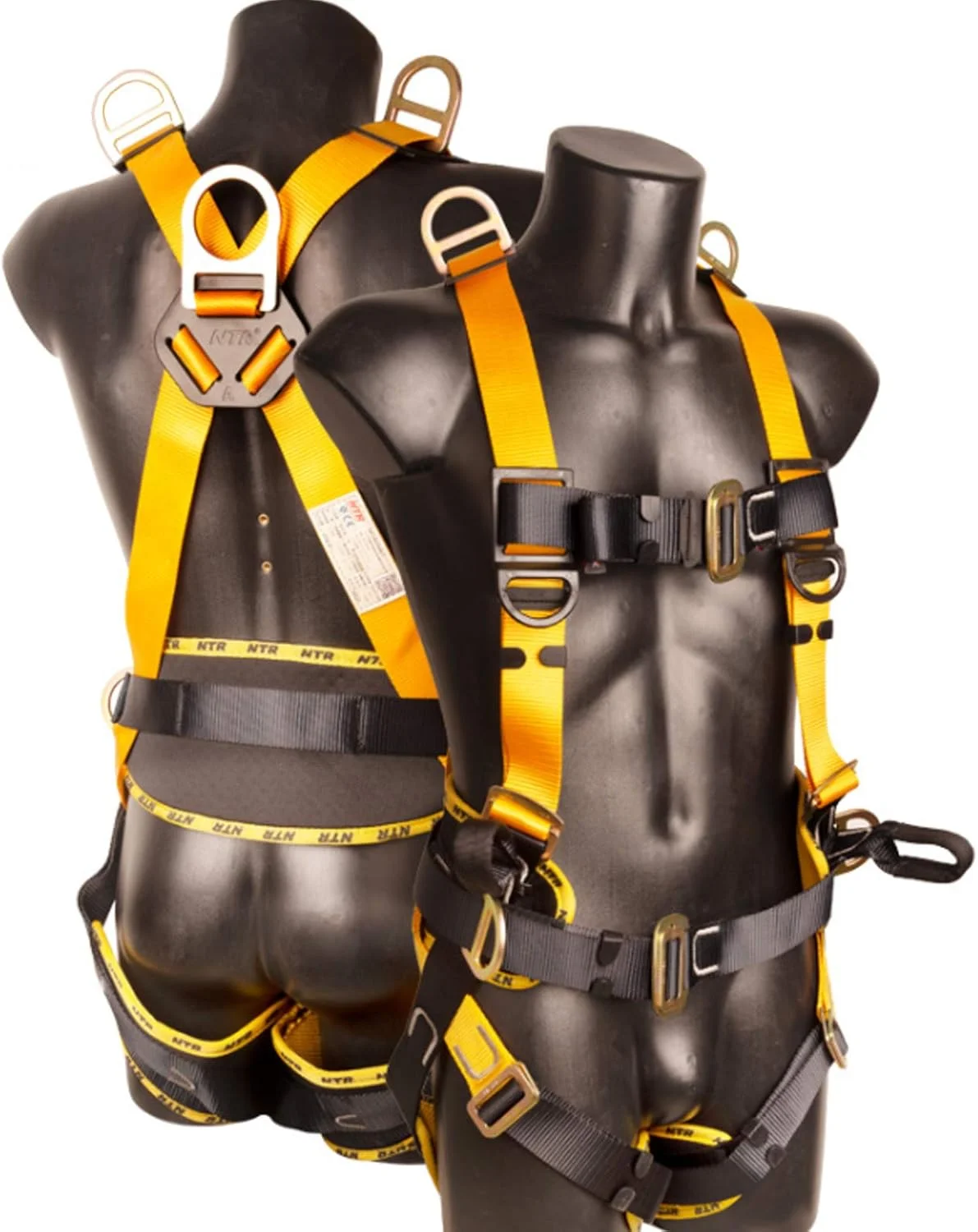 هارنس ایمنی KENONU هارنس تمام بدن برای جلوگیری از سقوط، کمربند ایمنی کار در فضای محدود با طناب تکی و قلاب بزرگ