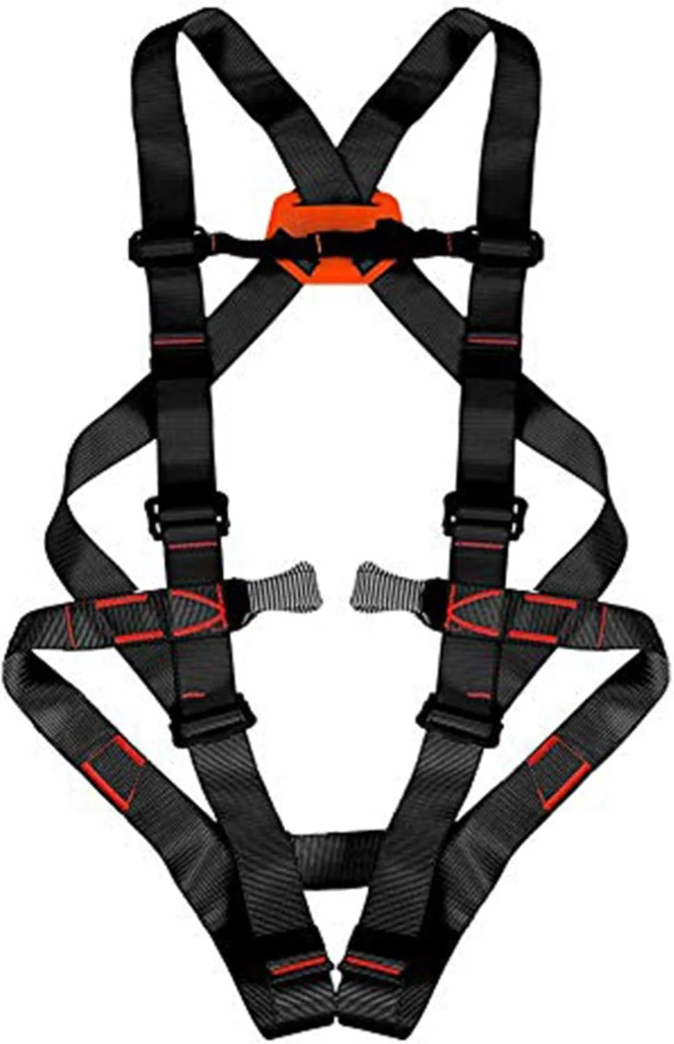کیت ضد سقوط هارنس ایمنی کمربند محافظ بدن قابل تنظیم برای کوهنوردی، غارنوردی، سقف کاری و بام