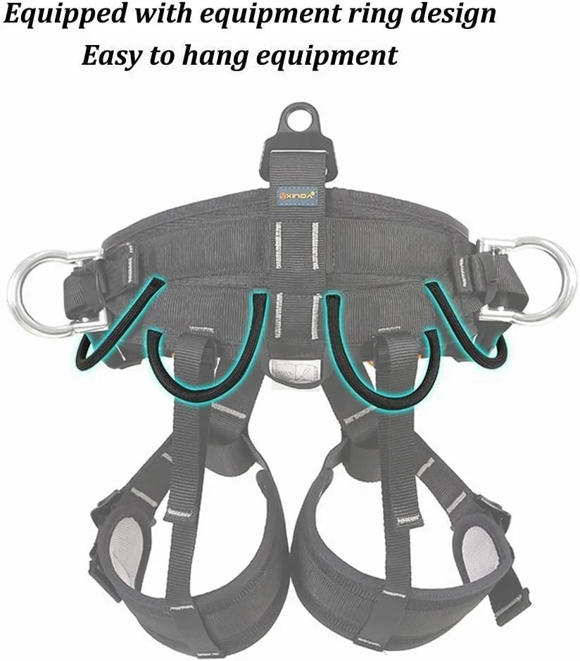 هارنس صعود MYIME، هارنس نیم تنه ایمنی، تجهیزات حفاظت در برابر سقوط، کمربند محافظ کمر و باسن برای صخره نوردی، کوهنوردی، غارنوردی، فرود LEOWE