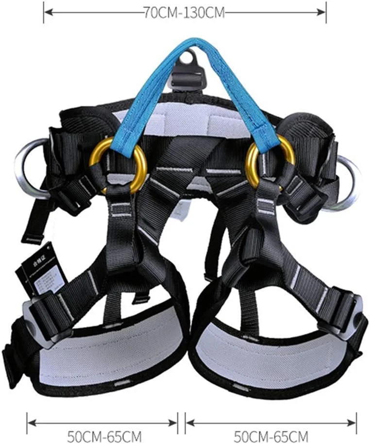 هارنس صعود MYIME، هارنس نیم تنه ایمنی، تجهیزات حفاظت در برابر سقوط، کمربند محافظ کمر و باسن برای صخره نوردی، کوهنوردی، غارنوردی، فرود LEOWE