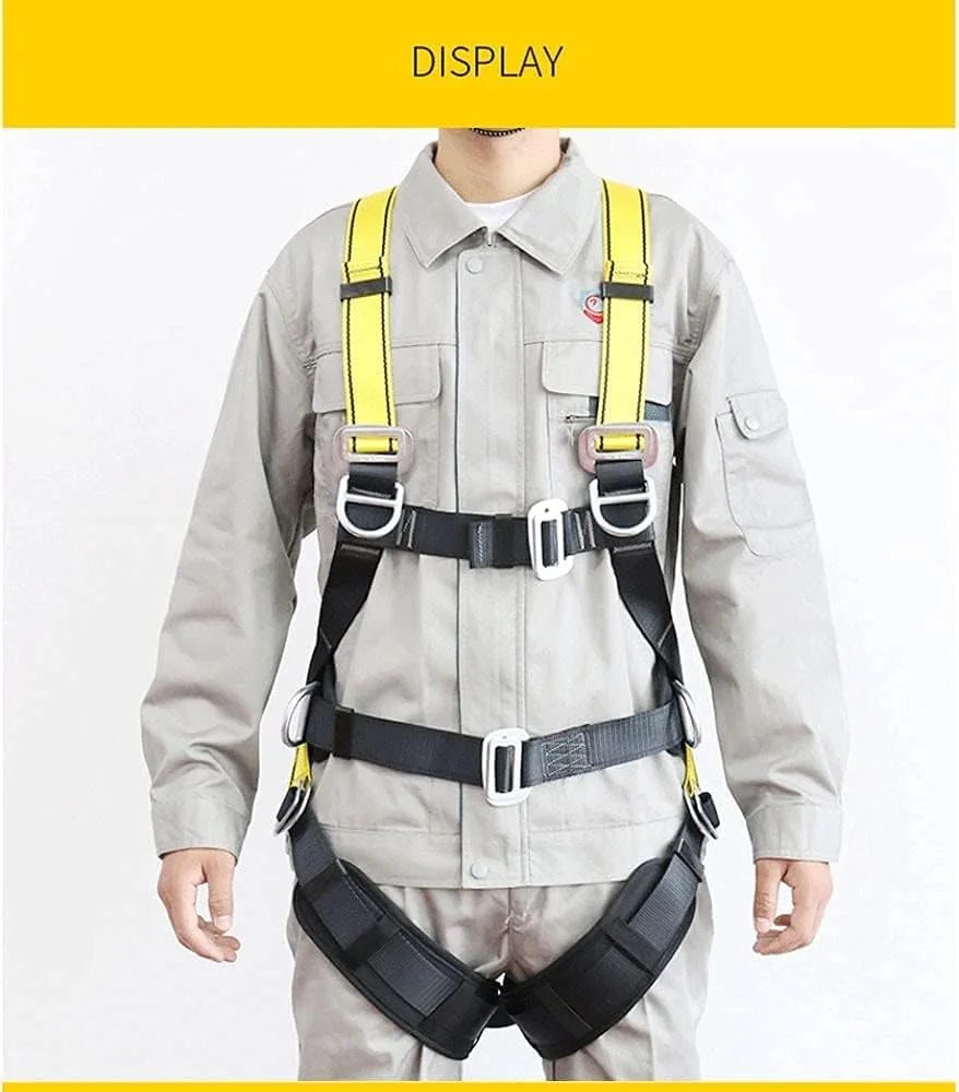 هارنس ایمنی سقوط PURRL، هارنس محافظت در برابر سقوط از ارتفاع تمام بدن، هارنس ایمنی تمام بدن کار در ارتفاع، کمربند قابل تنظیم، سورپرایز کوچک