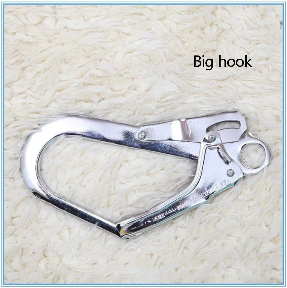 Industrial Anti-Fall Safety Harness Set, Safety Belt with Adjustable Shock Absorption Hook Strap, Construction Harnesses, for Roofing Construction, Universal