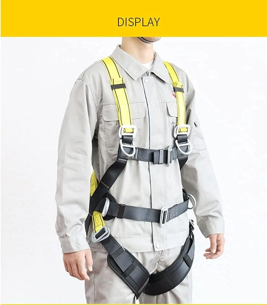 هارنس ایمنی سقوط PURRL، هارنس محافظت در برابر سقوط از ارتفاع تمام بدن، هارنس ایمنی تمام بدن کار در ارتفاع، کمربند قابل تنظیم، سورپرایز کوچک