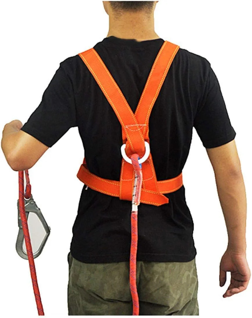 کمربند ایمنی صعود ShoFbi با کارابین، مناسب برای صعود، نجات آتش نشانی، صخره نوردی و تجهیزات سراشیبی، کیت مهار ایمنی