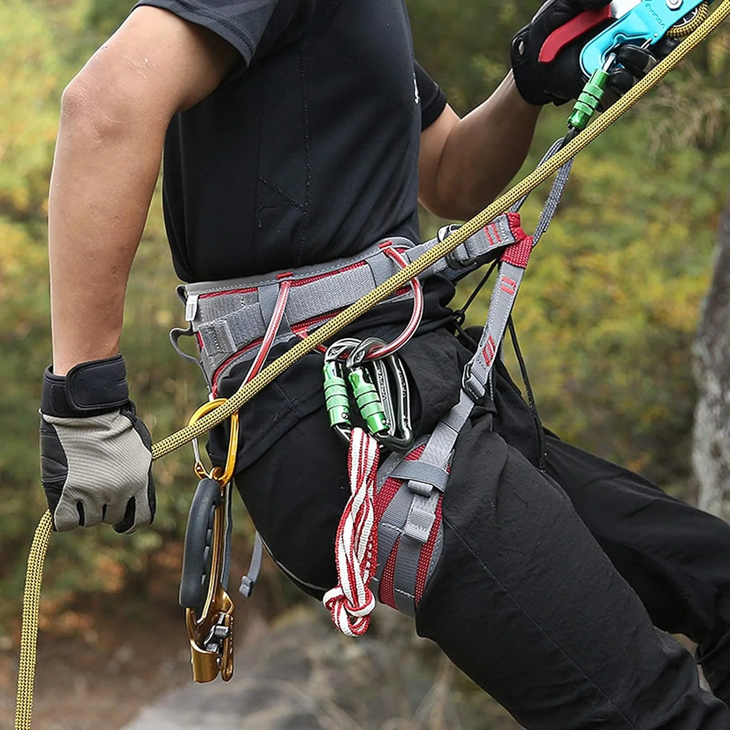 هارنس ایمنی سقوط، کمربند ایمنی نیم تنه برای صخره نوردی، محافظت در برابر سقوط، فعالیت های فضای باز، هارنس ایمنی مورد نیاز برای آموزش