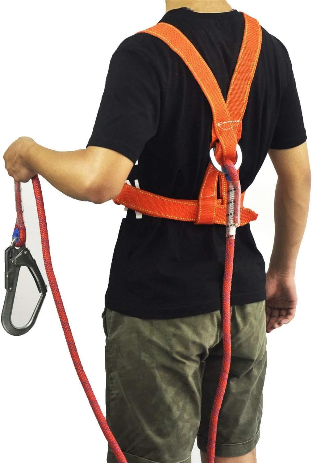 کمربند ایمنی صعود ShoFbi با کارابین، مناسب برای صعود، نجات آتش نشانی، صخره نوردی و تجهیزات سراشیبی، کیت مهار ایمنی