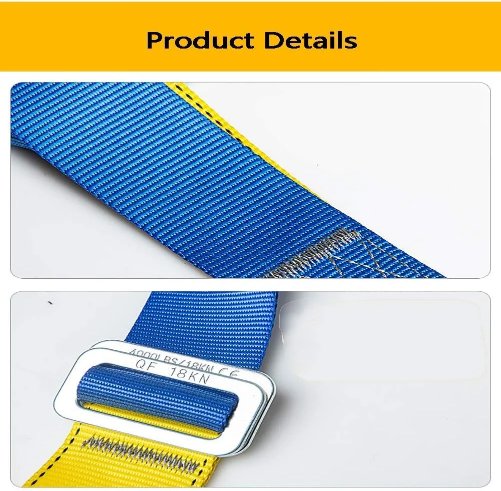 هارنس ایمنی محافظت در برابر سقوط، کیت ایمنی هارنس سقفی، کیت هارنس صنعتی تمام بدن پنج نقطه، کمربند قابل تنظیم با طناب شوک گیر