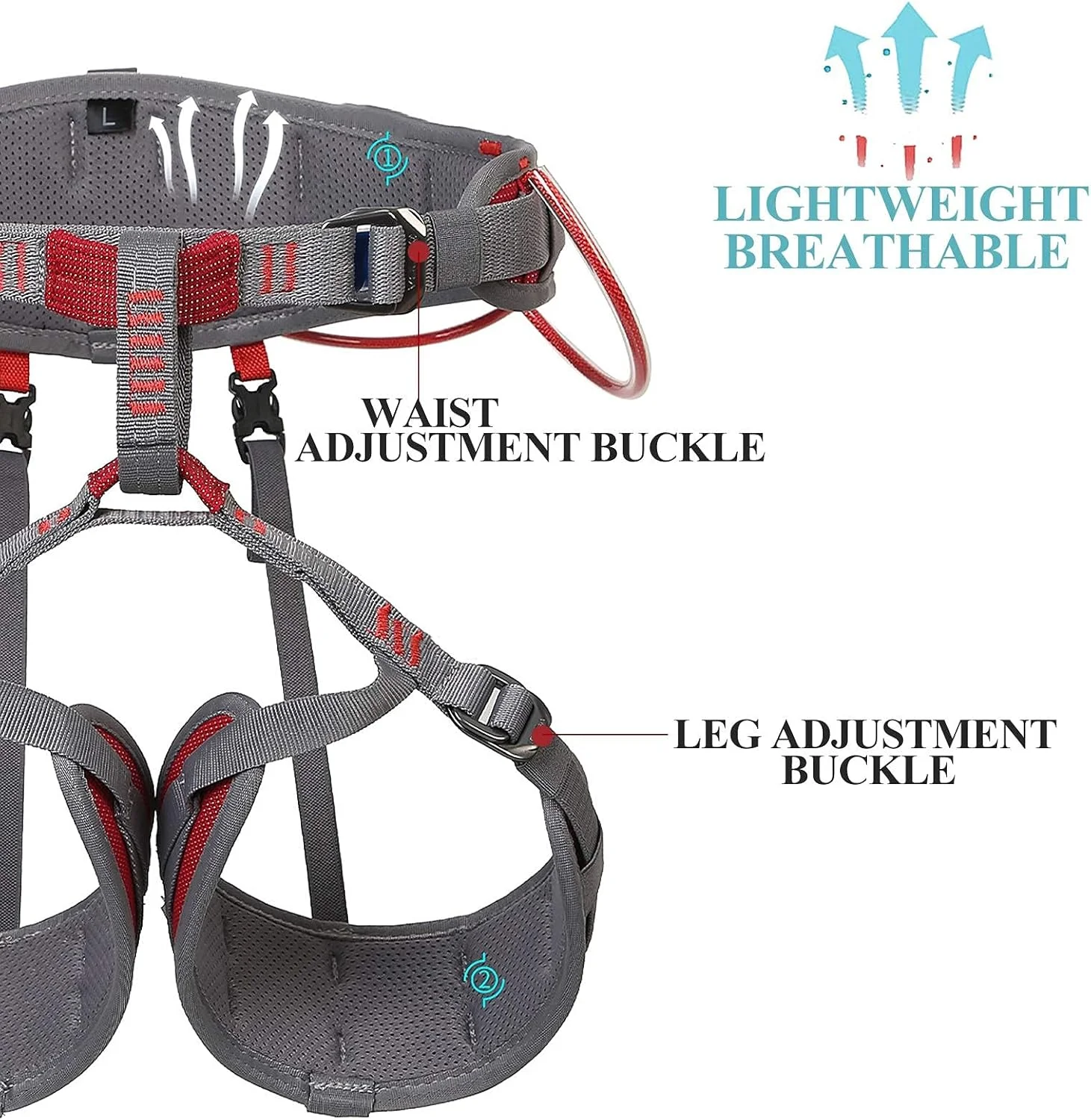 هارنس ایمنی سقوط، کمربند ایمنی نیم تنه برای صخره نوردی، محافظت در برابر سقوط، فعالیت های فضای باز، هارنس ایمنی مورد نیاز برای آموزش