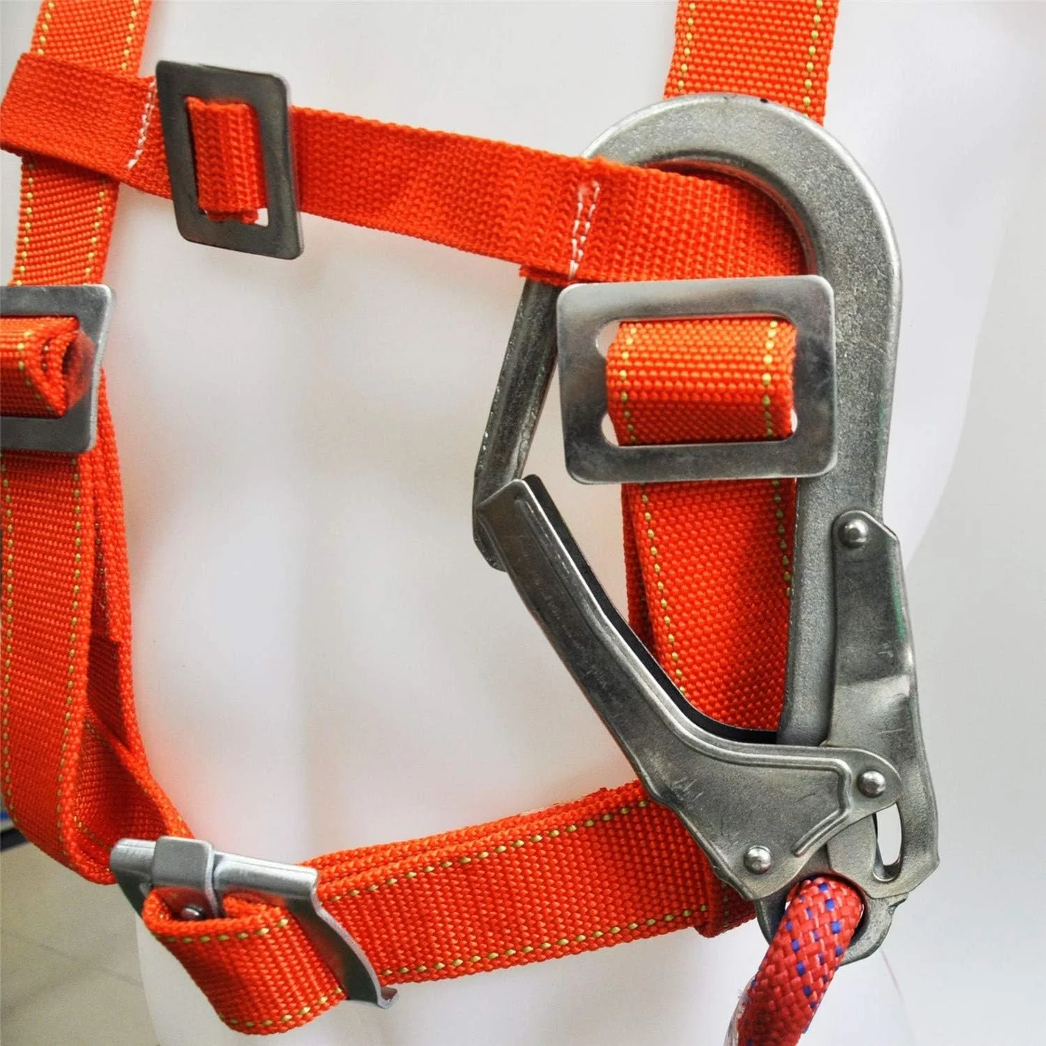 کمربند ایمنی صعود ShoFbi با کارابین، مناسب برای صعود، نجات آتش نشانی، صخره نوردی و تجهیزات سراشیبی، کیت مهار ایمنی