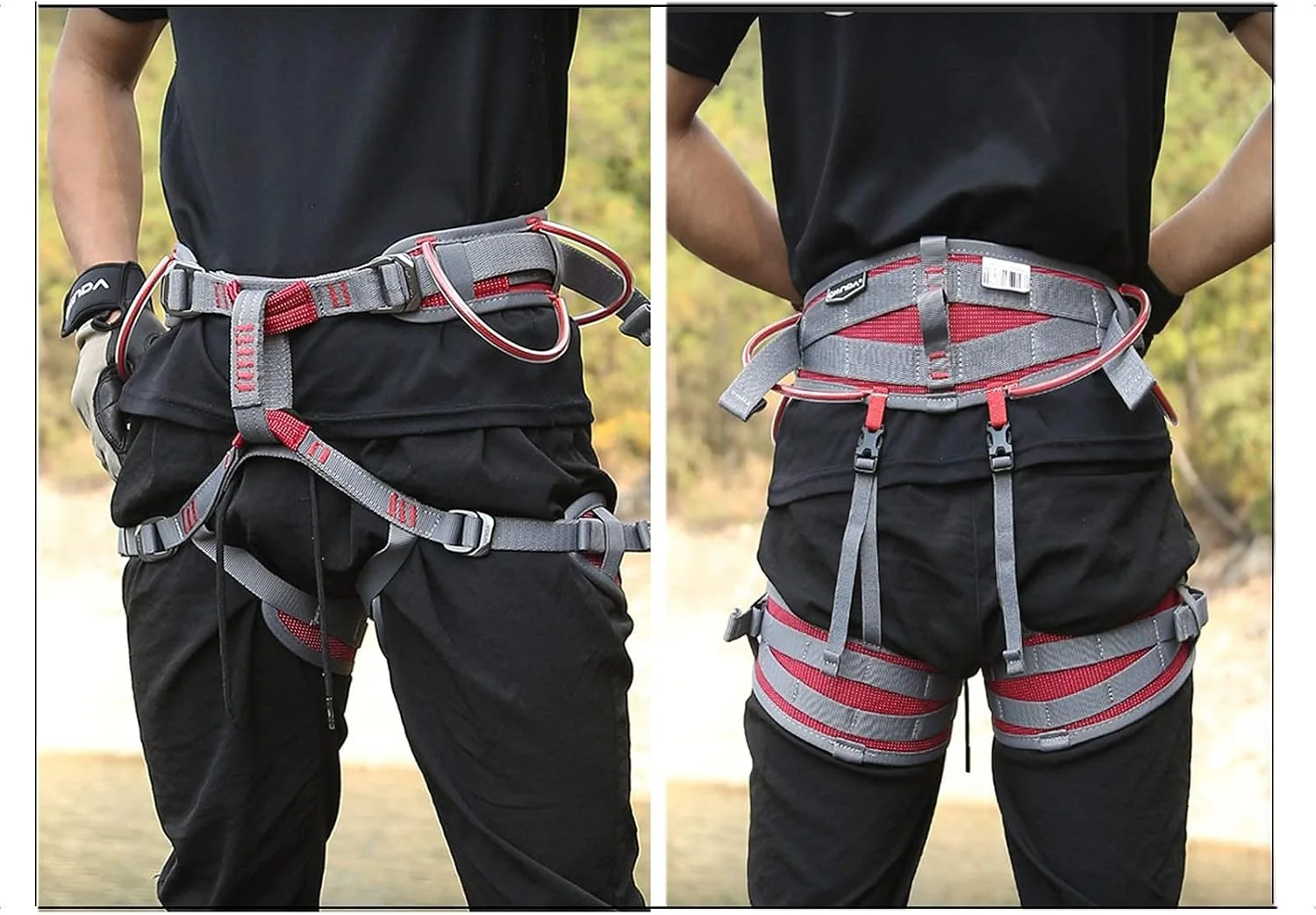 هارنس ایمنی سقوط، کمربند ایمنی نیم تنه برای صخره نوردی، محافظت در برابر سقوط، فعالیت های فضای باز، هارنس ایمنی مورد نیاز برای آموزش