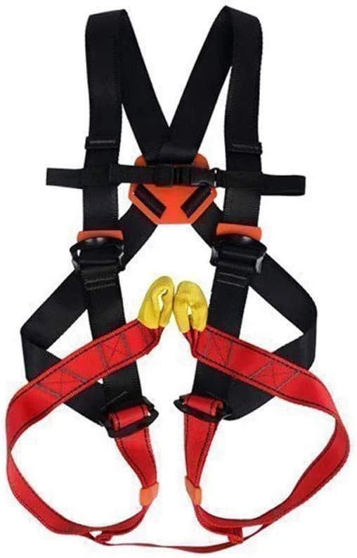 هارنس ایمنی سقوط، هارنس ایمنی صخره نوردی کودک، کمربند محافظ توسعه فضای باز برای زیپ لاین، فرود، تکالیف مدرسه در ارتفاع بالا، محافظ بدن LEOWE (سایز: 13 سال و بالاتر)